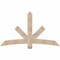 Ekena Millwork Alberta Smooth Timber Gable Bracket, Douglas Fir, 60"W x 35"H x 5 1/2"D x 5 1/2"F, 14/12 Pitch GBW060X35X0606ALB00SDF - alternate 1